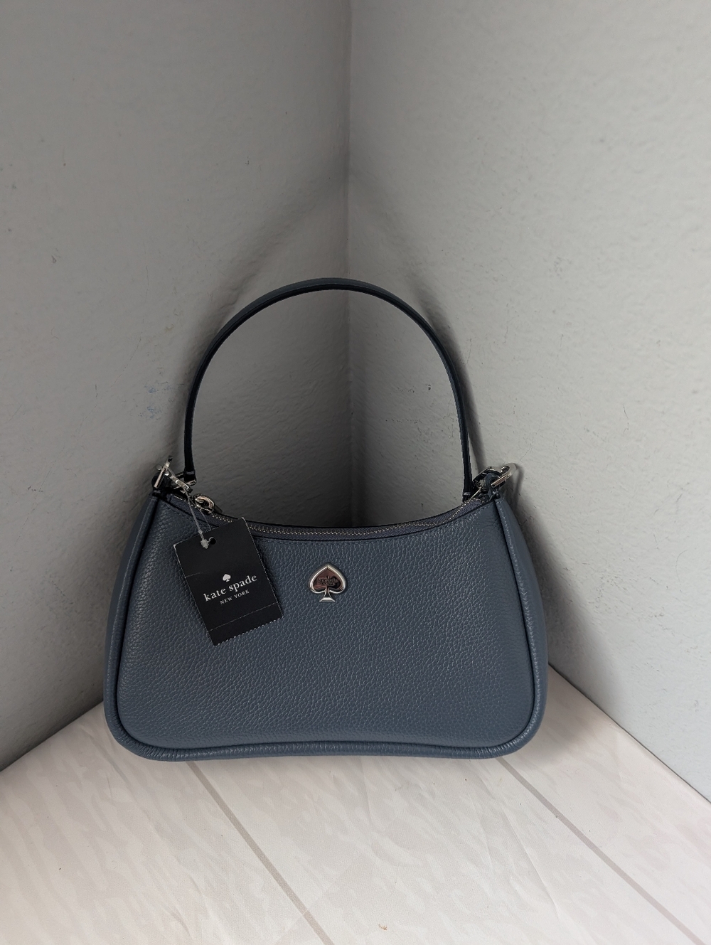 NWT Kate Spade KI904 Kayla Small Pebbled Leather Convertible Shoulder Bag
